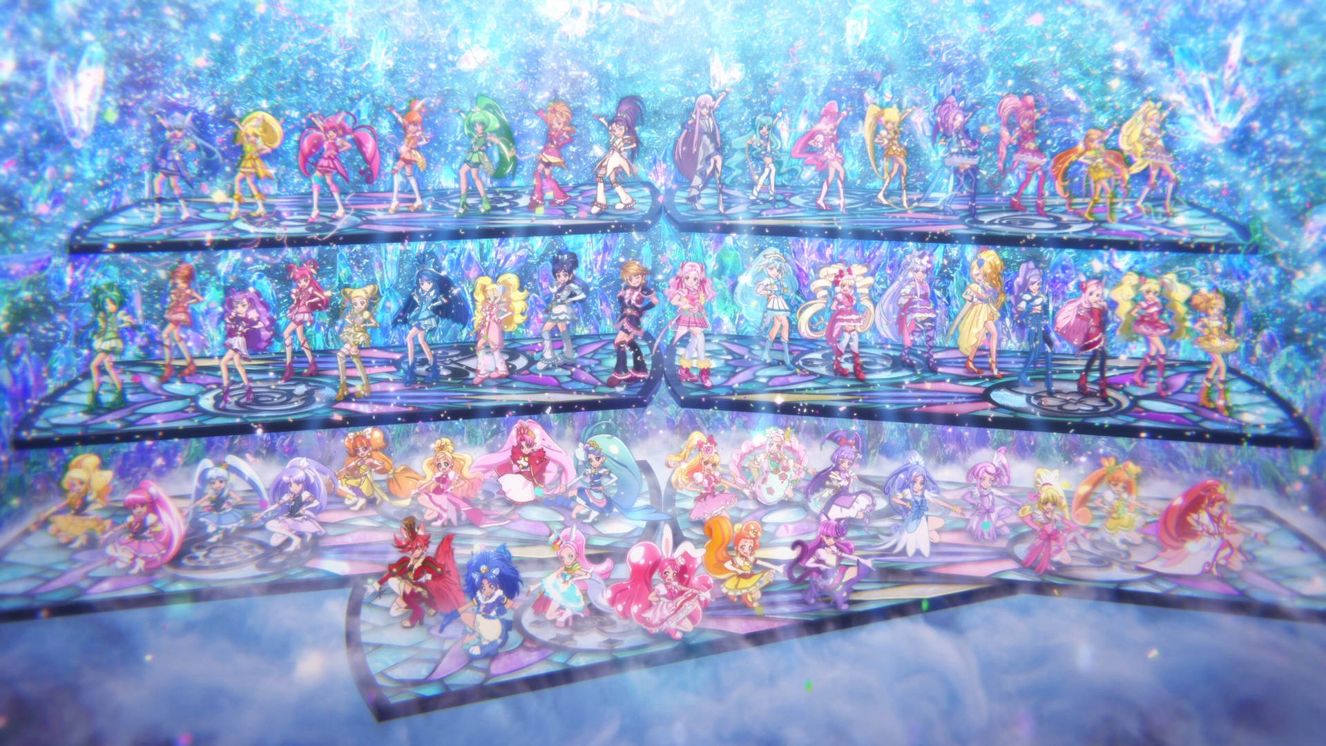 画像 歴代プリキュア55人が3dcgで踊る 映画hugっと プリキュア エンディングダンス映像を解禁 の画像1 3 Spice エンタメ特化型情報メディア スパイス