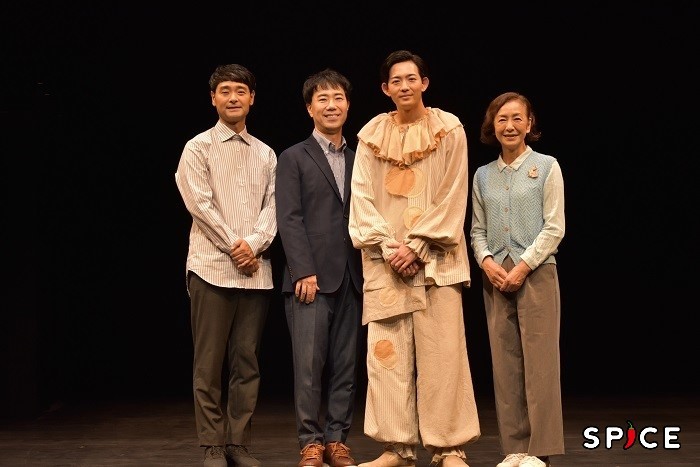 （左から）ノゾエ征爾、藤井隆、竜星涼、高橋惠子