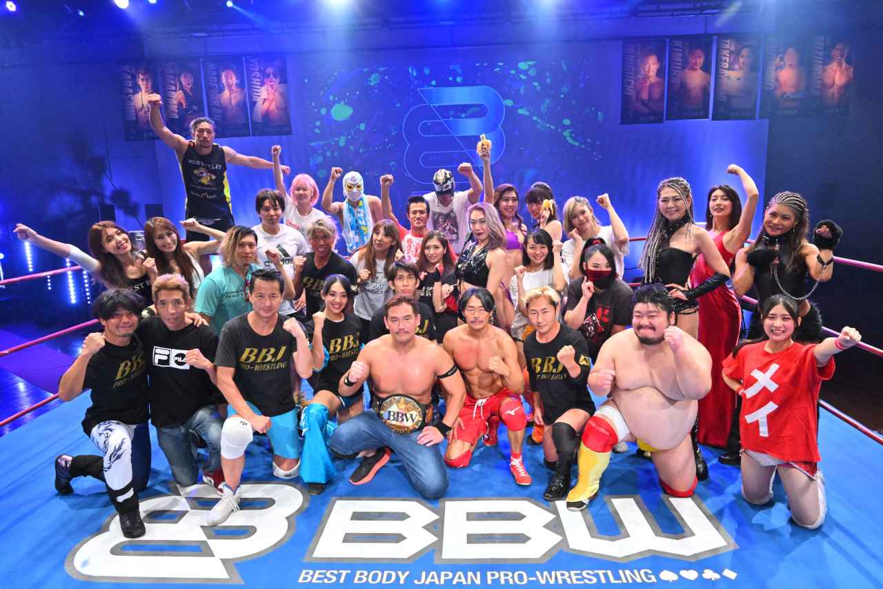 ベストボディ・ジャパンプロレス『BEST BODY MANIA 2023 旗揚げ5周年記念大会』は7月29日、ニューピアホール（東京都）で開催