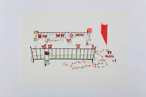 『くまのがっこう』（２００２年）原画