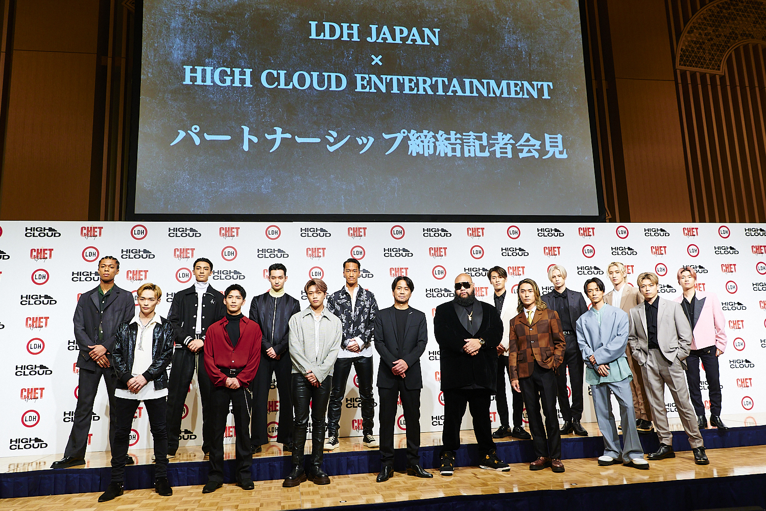 LDH JAPAN×HIGH CLOUD ENTERTAINMENT　パートナーシップ締結記者会見　撮影＝大橋祐希