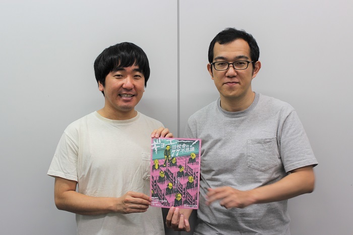 左から本多力、上田誠
