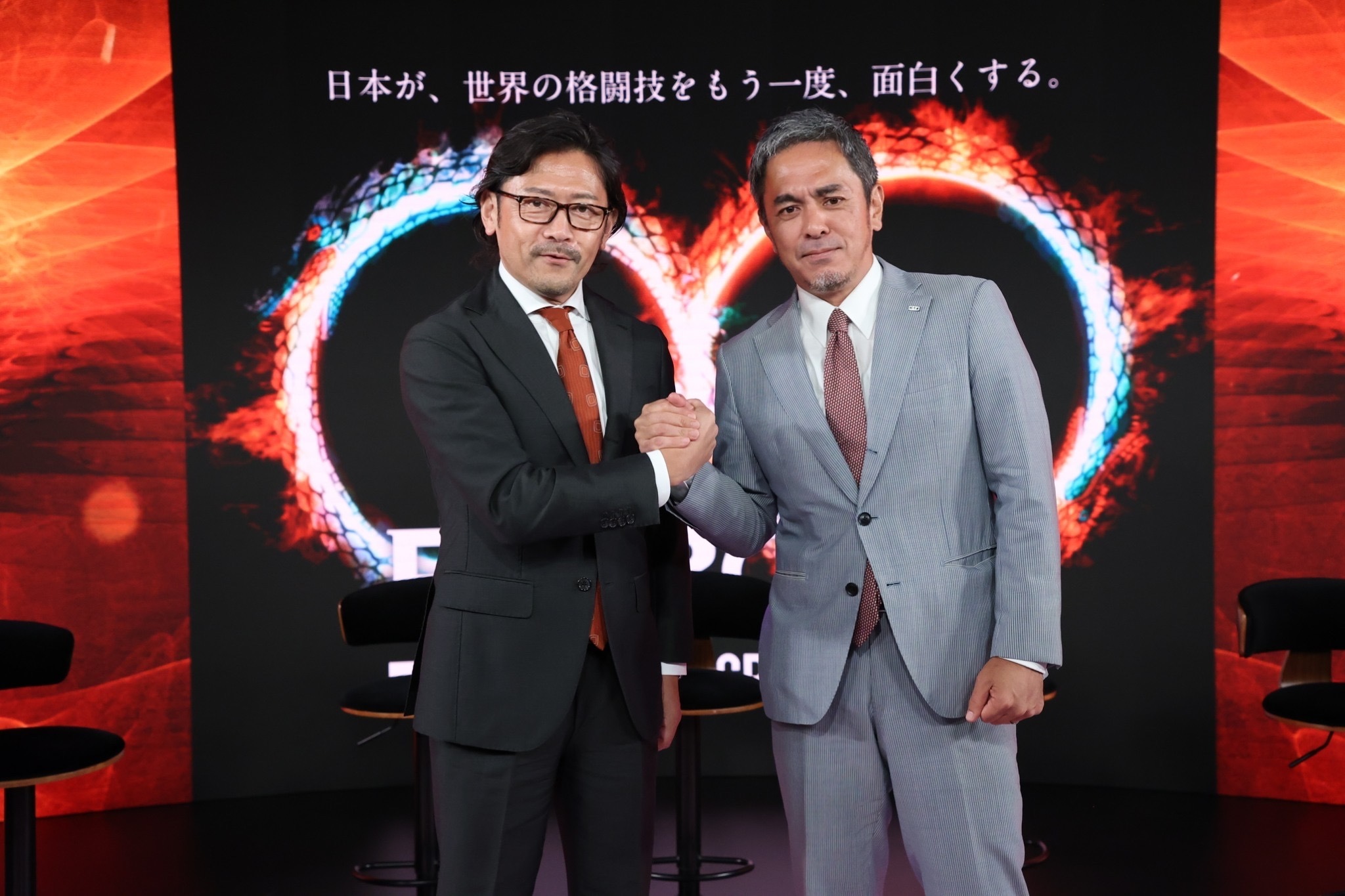 『K-1』プロデューサー・カルロス菊田氏と『Krush』プロデューサー・宮田充氏