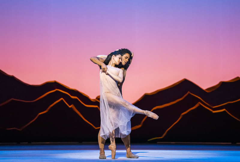 Francesca Hayward as Tita and Marcelino Sambé as Pedro in Like Water for Chocolate, The Royal Ballet  ©2022 ROH. Photograph by Tristram Kenton