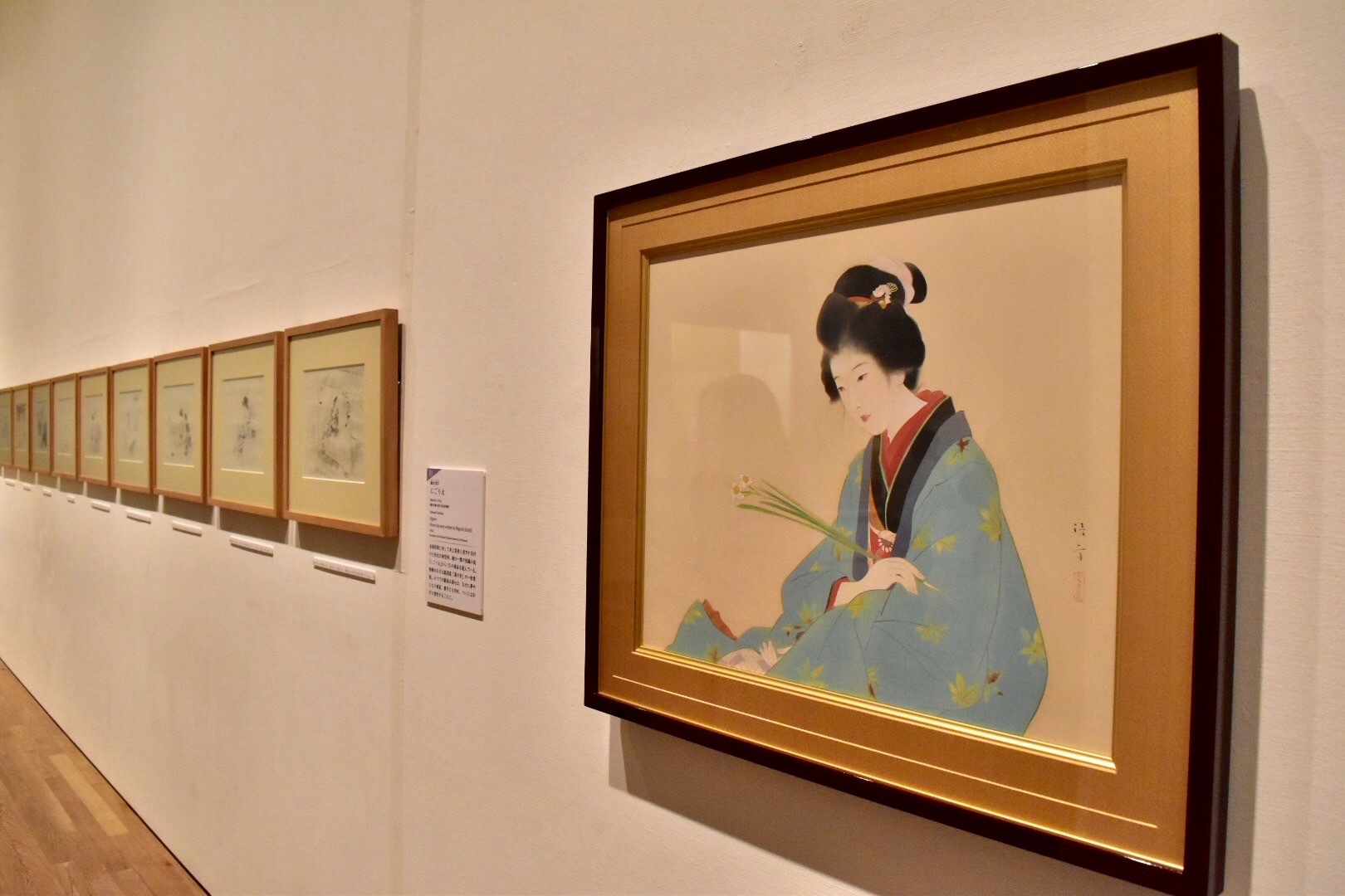 鏑木清方 《たけくらべの美登利》 昭和15年 京都国立近代美術館蔵
