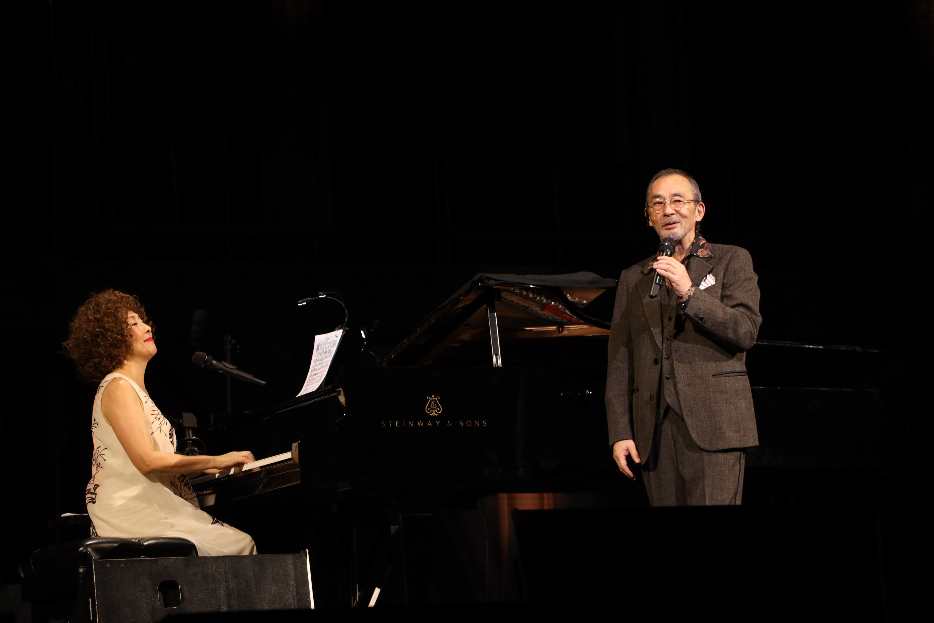 矢野顕子、小坂忠 Photo by 三浦麻旅子