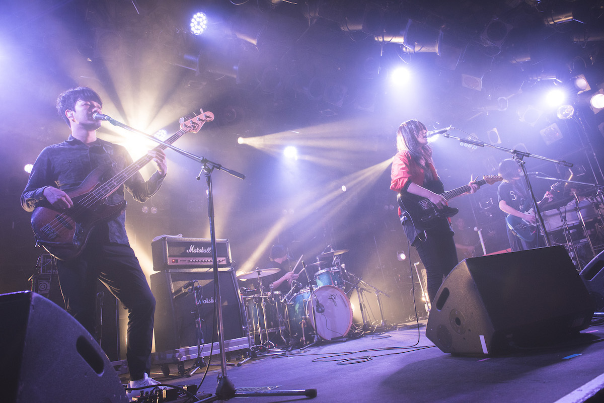 きのこ帝国 photo by Daisuke Miyashita