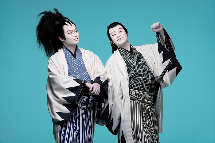 新作歌舞伎『新選組』（左より）鎌切大作＝中村福之助、深草丘十郎＝中村歌之助  ／(C)松竹