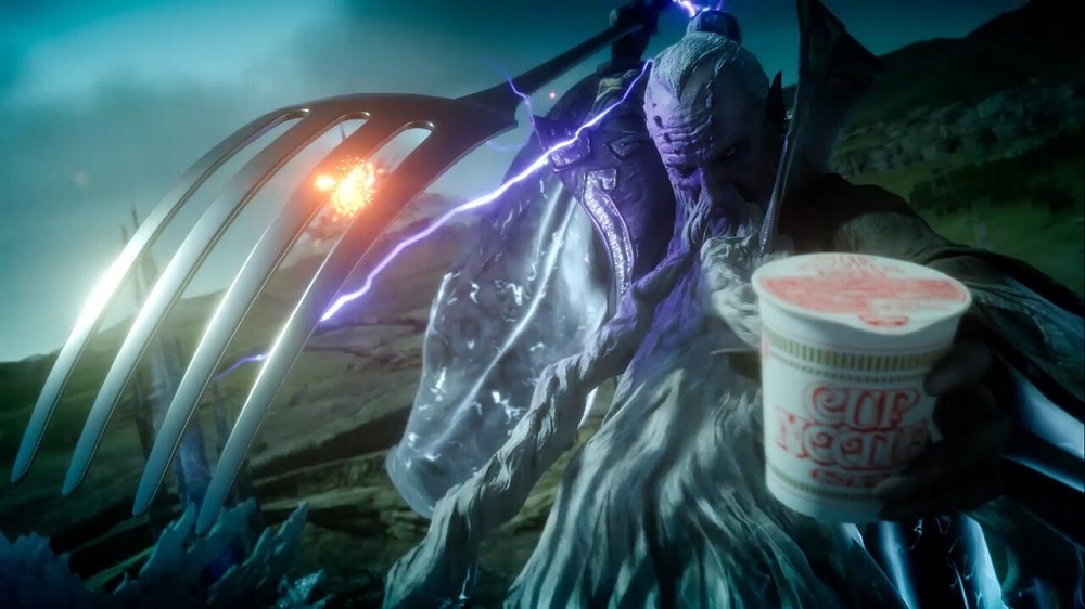 召喚獣ラムウ タイタンも登場 Ffxv 公式コラcm完全版 Cup Noodle Xv Special Edition が公開 Spice エンタメ特化型情報メディア スパイス