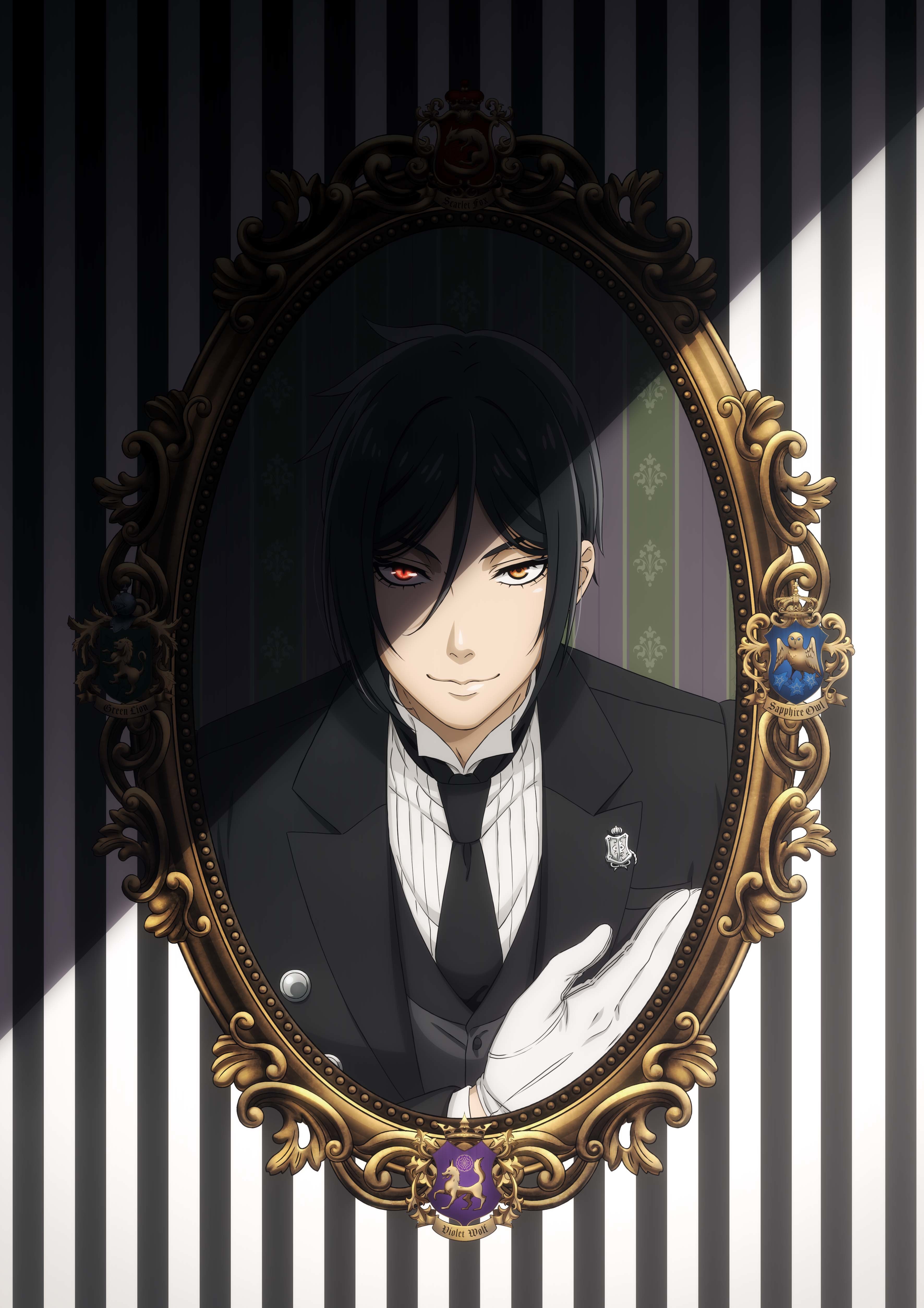 ウェルカムビジュアル・セバスチャン ver. （C）Yana Toboso/SQUARE ENIX,Project Black Butler