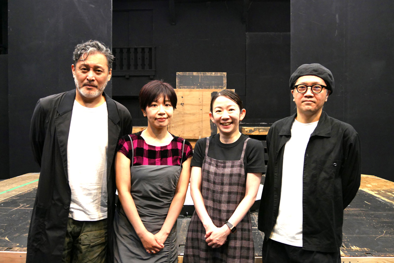 （左から）横田栄司、吉野実紗、畑田麻衣子、田村孝裕