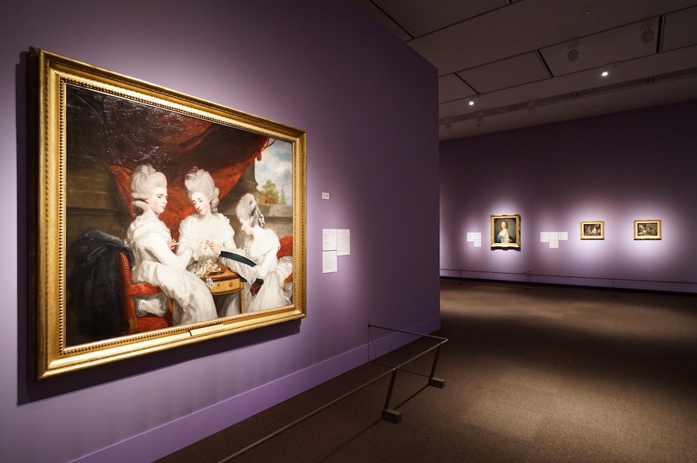 『スコットランド国立美術館　THE GREATS　美の巨匠たち』 左：ジョシュア・レノルズ《ウォルドグレイヴ家の貴婦人たち》1780-81年