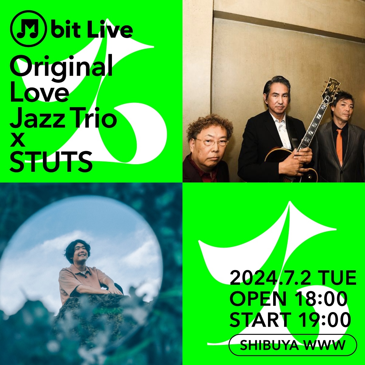 『M bit Live #1』Original Love Jazz Trio×STUTS