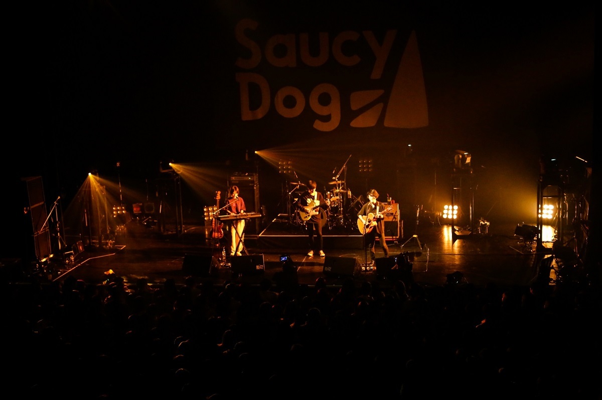 Saucy Dog 撮影＝白石達也