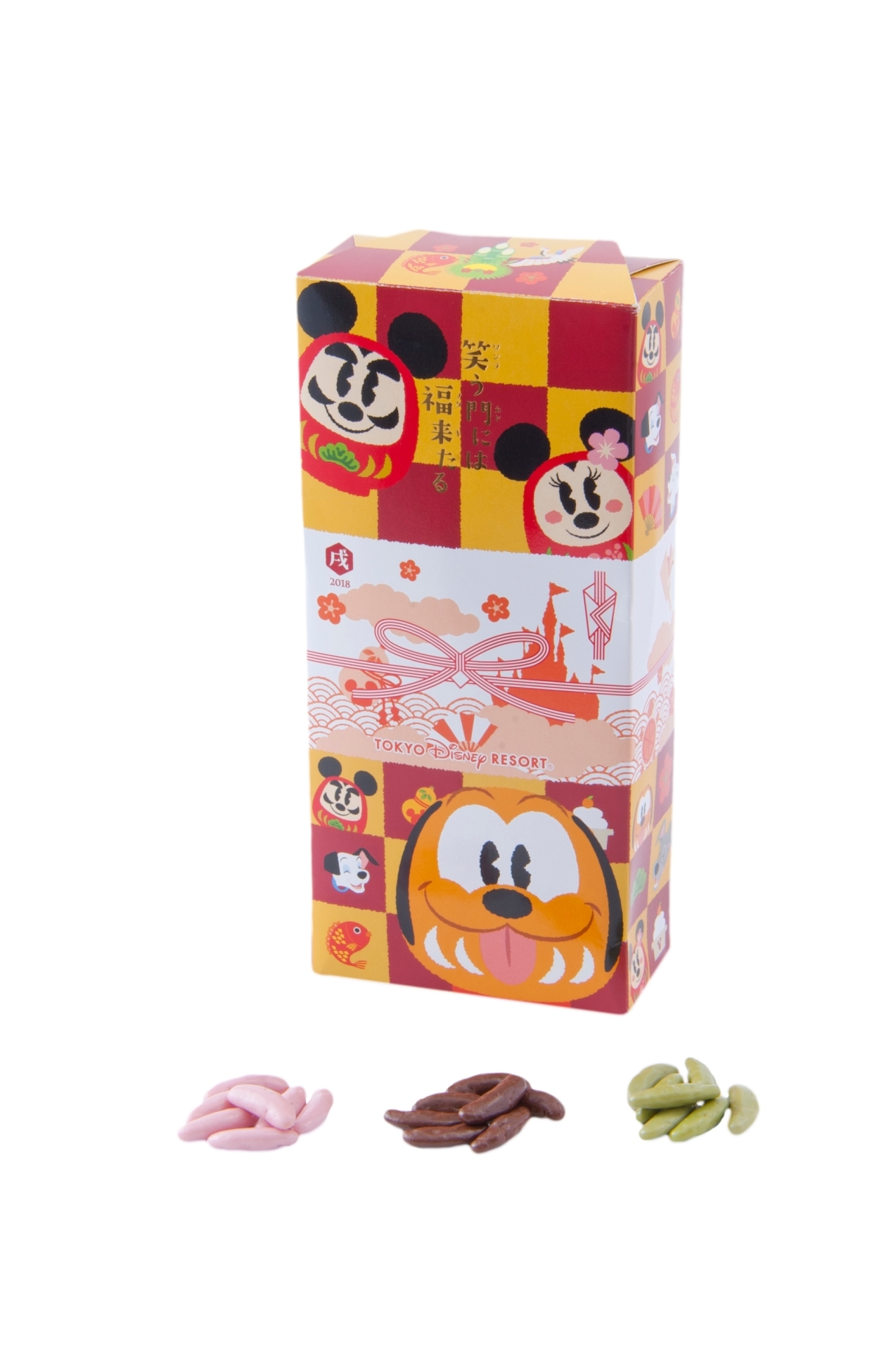 チョコレートがけ柿の種 800 円　※12月1日(金)から販売　（C）Disney