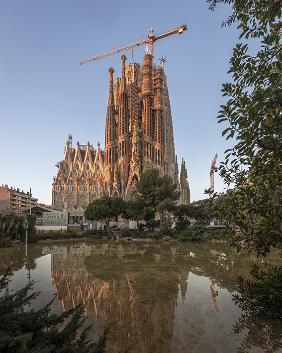 サグラダ・ファミリア聖堂（降誕の正面側) 、2023年1月撮影　(C)Sagrada Família