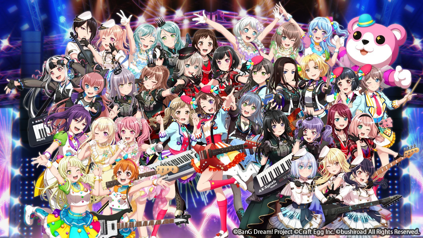 スマートフォン向けゲーム『バンドリ！ ガールズバンドパーティ！』 (c)BanG Dream! Project (c)Craft Egg Inc. (c)bushiroad All Rights Reserved.