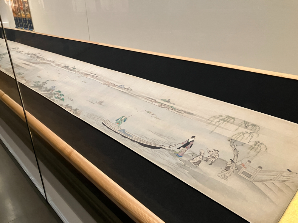 鳥文斎栄之筆《隅田川図巻》1巻　文化期（1804～18）　東京国立博物館蔵