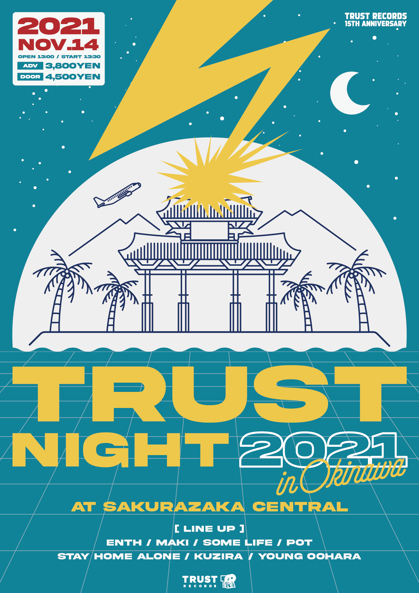 TRUST NIGHT 2021 in Okinawa フライヤー