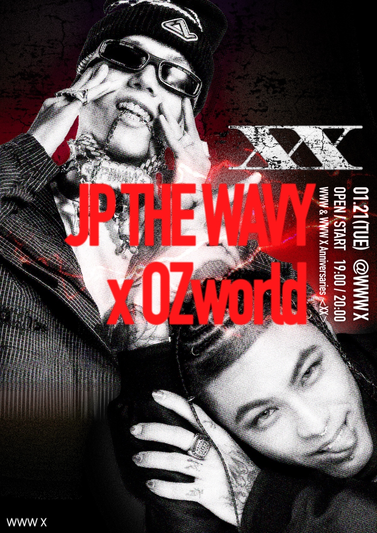 WWW & WWW X Anniversaries〈XX〉「JP THE WAVY × OZworld」