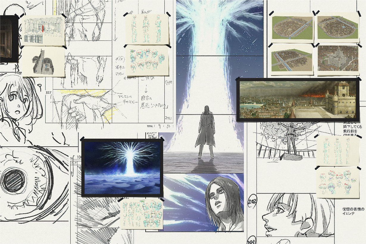 ウォールアート　名古屋 （C）諫山創・講談社／「進撃の巨人」The Final Season製作委員会