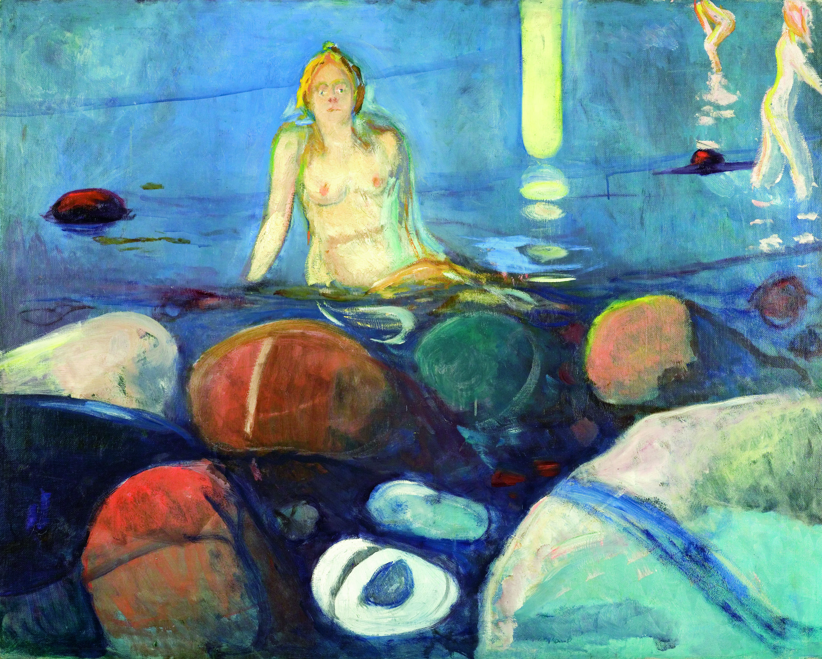 エドヴァルド・ムンク《夏の夜、人魚》1893年 油彩、カンヴァス 93×117cm