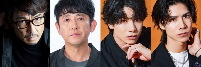 (左から)黒田アーサー、松田大輔(東京ダイナマイト)、二葉 勇、二葉要