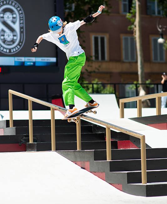 女子では日本人選手が世界トップ10の半数を占める ©Jake Darwen/World Skate