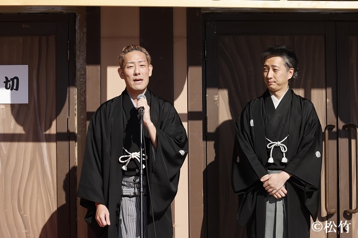 （左から）中村勘九郎、中村七之助