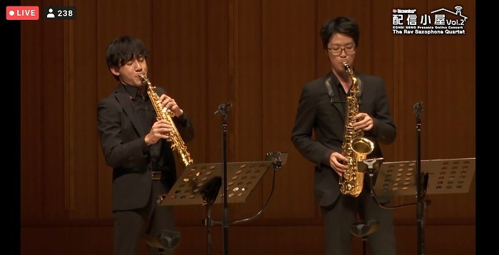The Rev Saxophone Quartet（Streaming＋より提供）