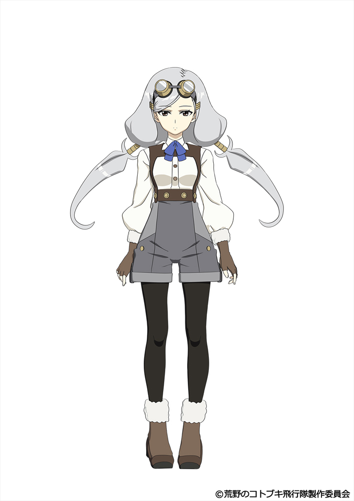 ケイト cv.仲谷明香 理詰めな性格で計算も早い、寡黙な女の子。機械のような正確な射撃とトリッキーな操縦で敵を撃墜していく。