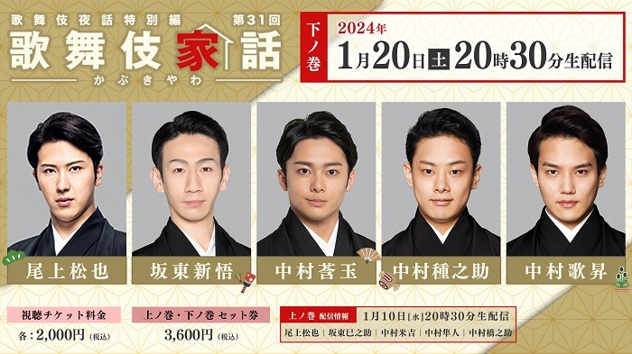 『歌舞伎家話』31回〈下ノ巻〉