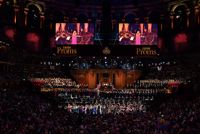 BBC Proms 2018の様子(Last Night of the Promsより)