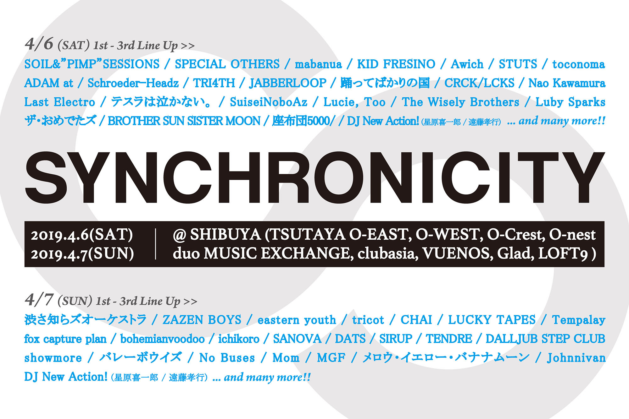 SYNCHRONICITY’19