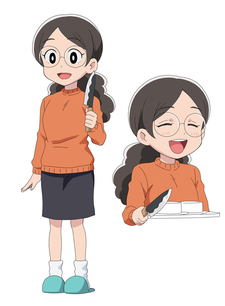 ボンドのママ。常に包丁を持っている。 （c）宮崎周平／集英社・僕とロボコ製作委員会