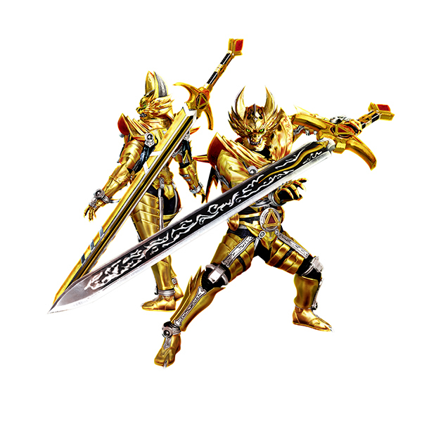 コラボ武器・大剣 牙狼剣／コラボ防具・黄金騎士シリーズ (C)CAPCOM CO., LTD. 2015, 2017 ALL RIGHTS RESERVED.