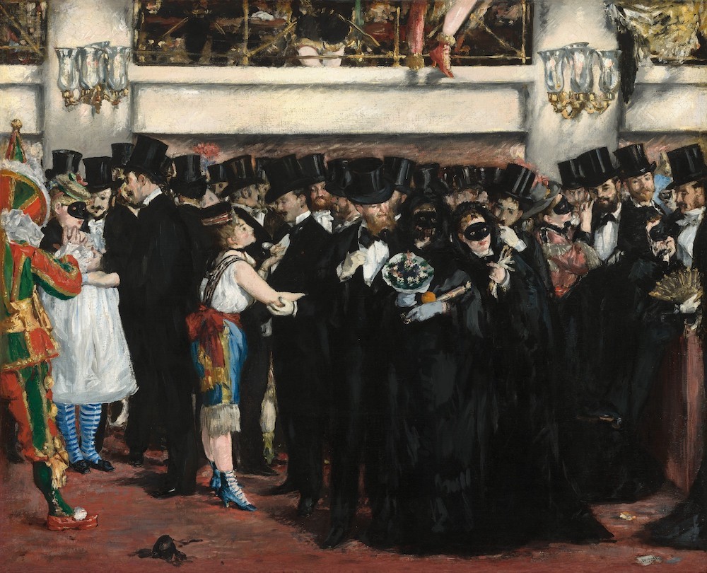 エドゥアール・マネ《オペラ座の仮面舞踏会》1873年、 ワシントン、 ナショナル・ギャラリー