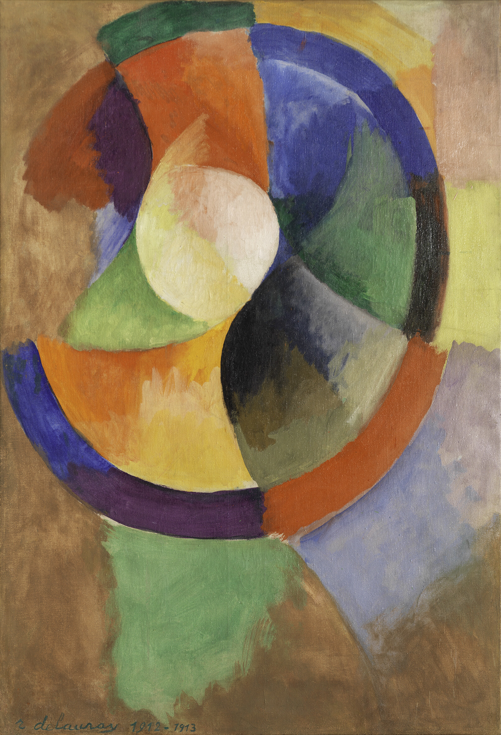 ロベール・ドローネー「円形、太陽 no.2」 1912-1913年 Centre Pompidou, Paris, Musée national d’art moderne - Centre de création industrielle (Don de