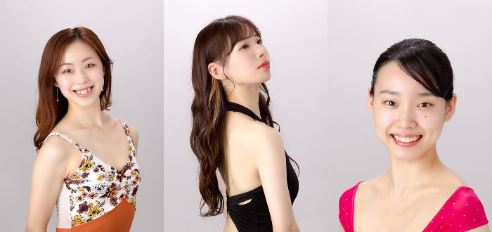 （左から）高橋莉子、川瀬莉奈、中森葵