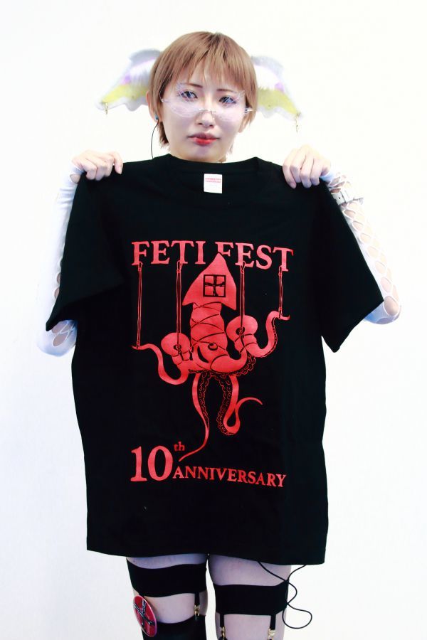 フェチフェス10周年記念Tシャツ（鉄観音サワラ）