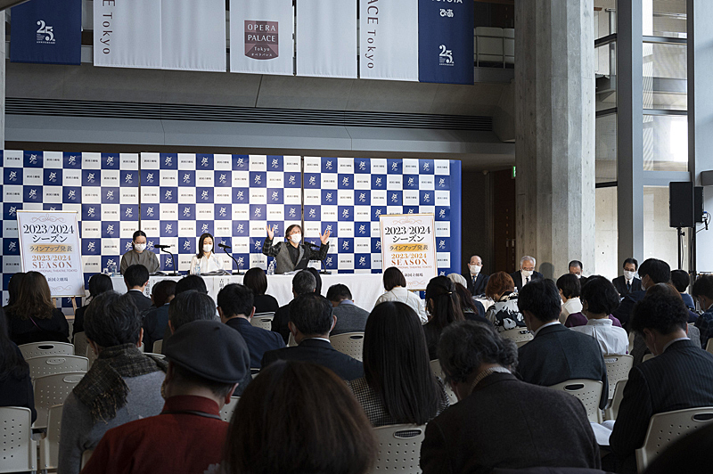 新国立劇場 2023/2024シーズン ラインアップ説明会 （撮影：長澤直子）