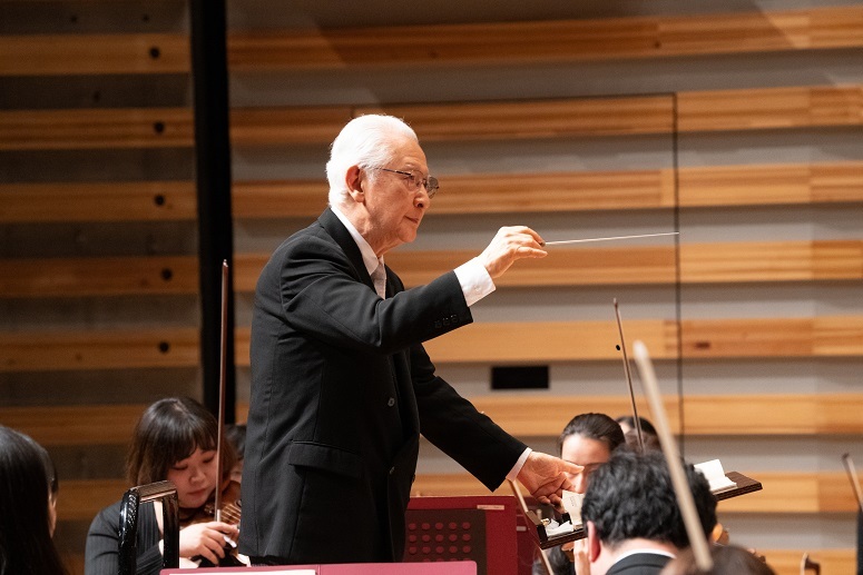 「ベートーヴェン「英雄」の近衞秀麿版は、管楽器が倍管の四管編成で書かれています」 　　 (c)Masaharu Eguchi