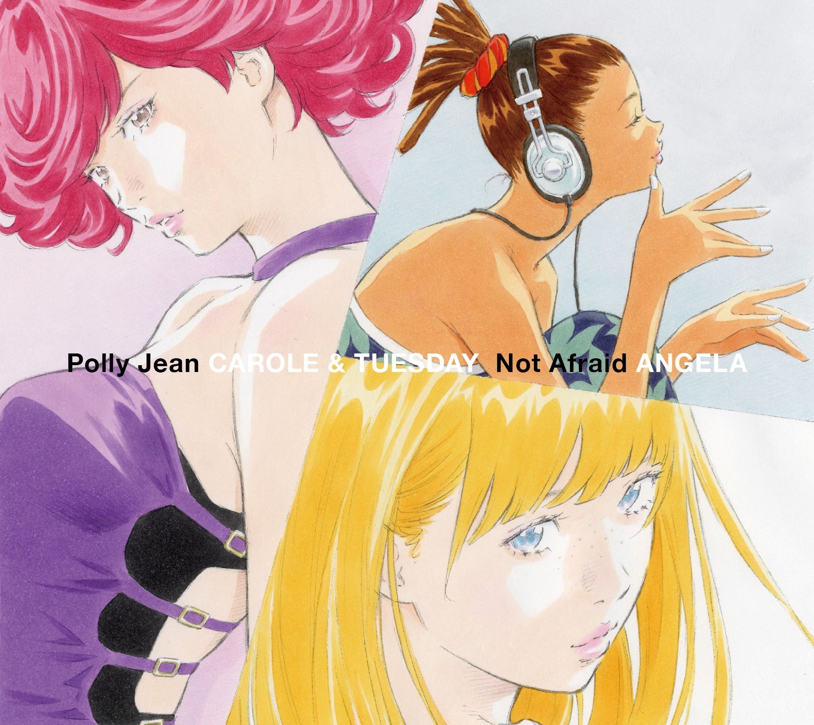新OP&EDテーマ「Polly Jean/Not Afraid」ジャケット  (C)ボンズ・渡辺信一郎／キャロル＆チューズデイ製作委員会