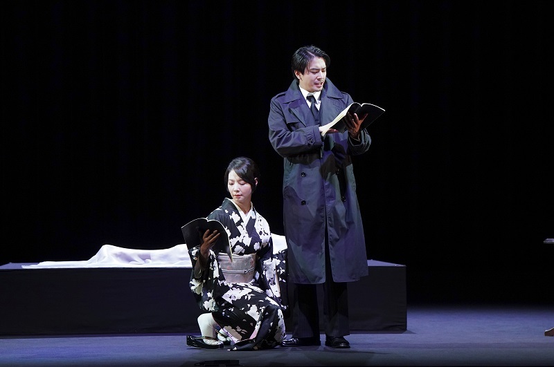 三島由紀夫生誕百年記念「近代能楽集」より朗読公演『邯鄲』『葵上』より『葵上』 　　　　　　　　写真：友澤綾乃