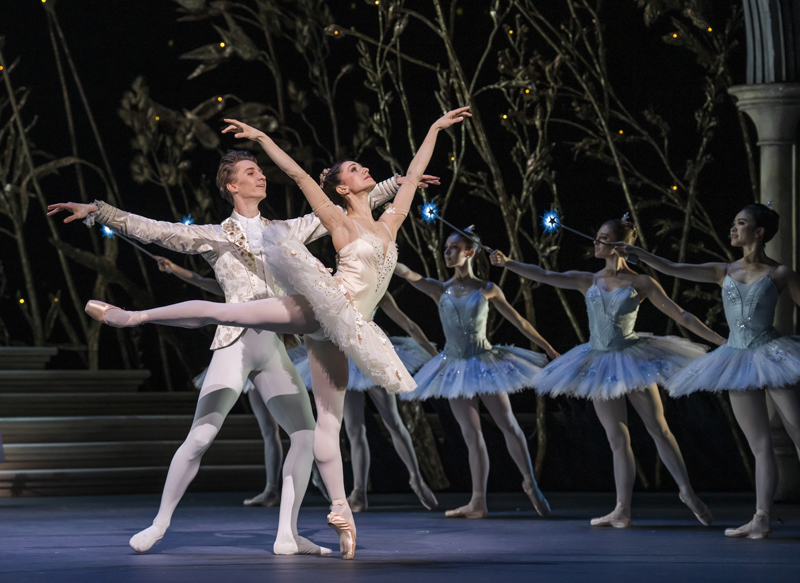 Vadim Muntagirov and Marianela Nunez in Cinderella, The Royal Ballet  ©2023 Tristram Kenton