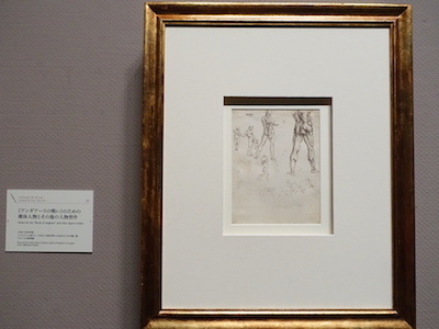 レオナルド・ダ・ヴィンチ 《〈アンギアーリの戦い〉のための裸体人物とその他の人物習作》 1506〜1508年頃 トリノ王立図書館