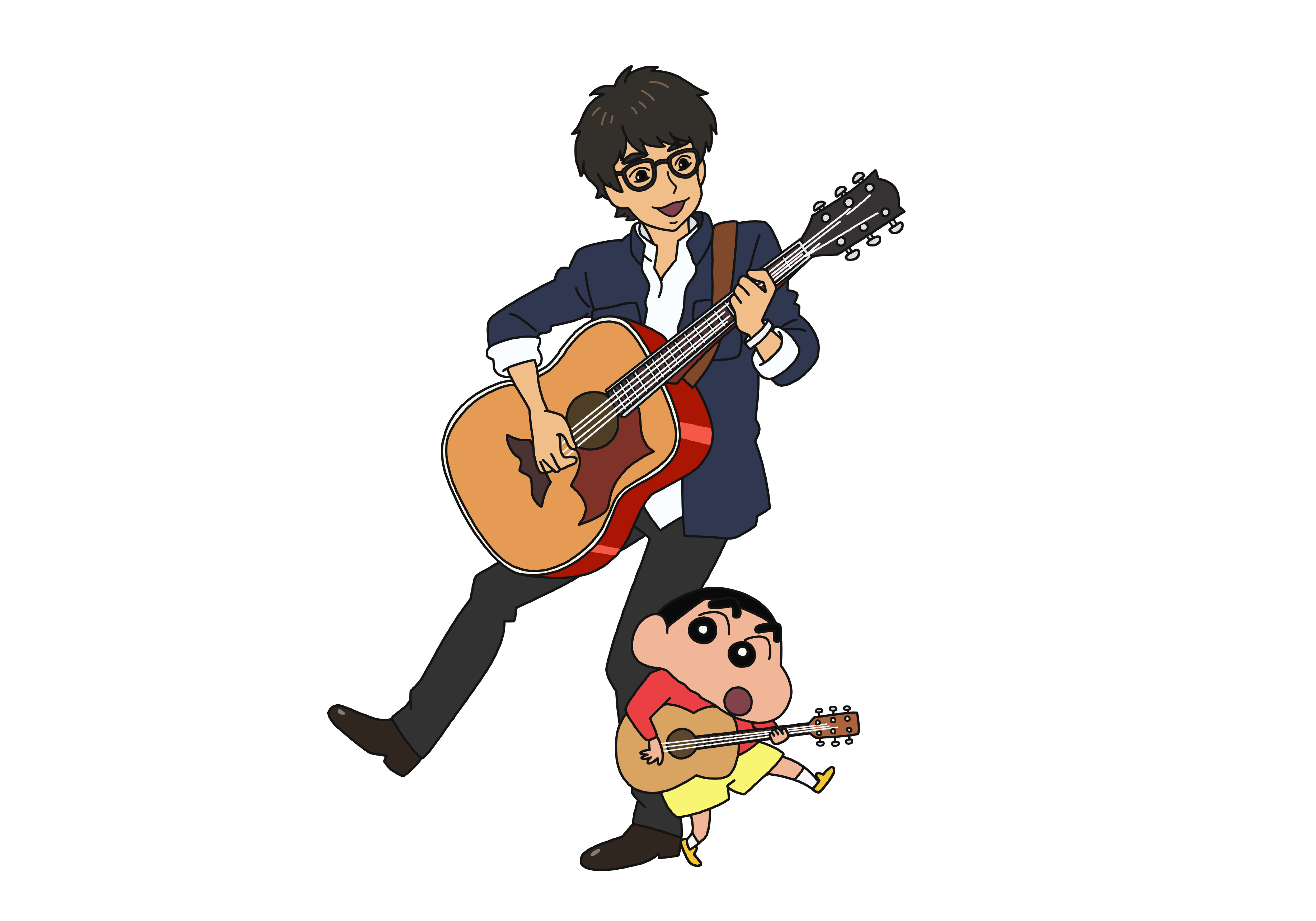 高橋優×クレヨンしんちゃん (C)臼井儀人/双葉社・シンエイ・テレビ朝日・ＡＤＫ 2017