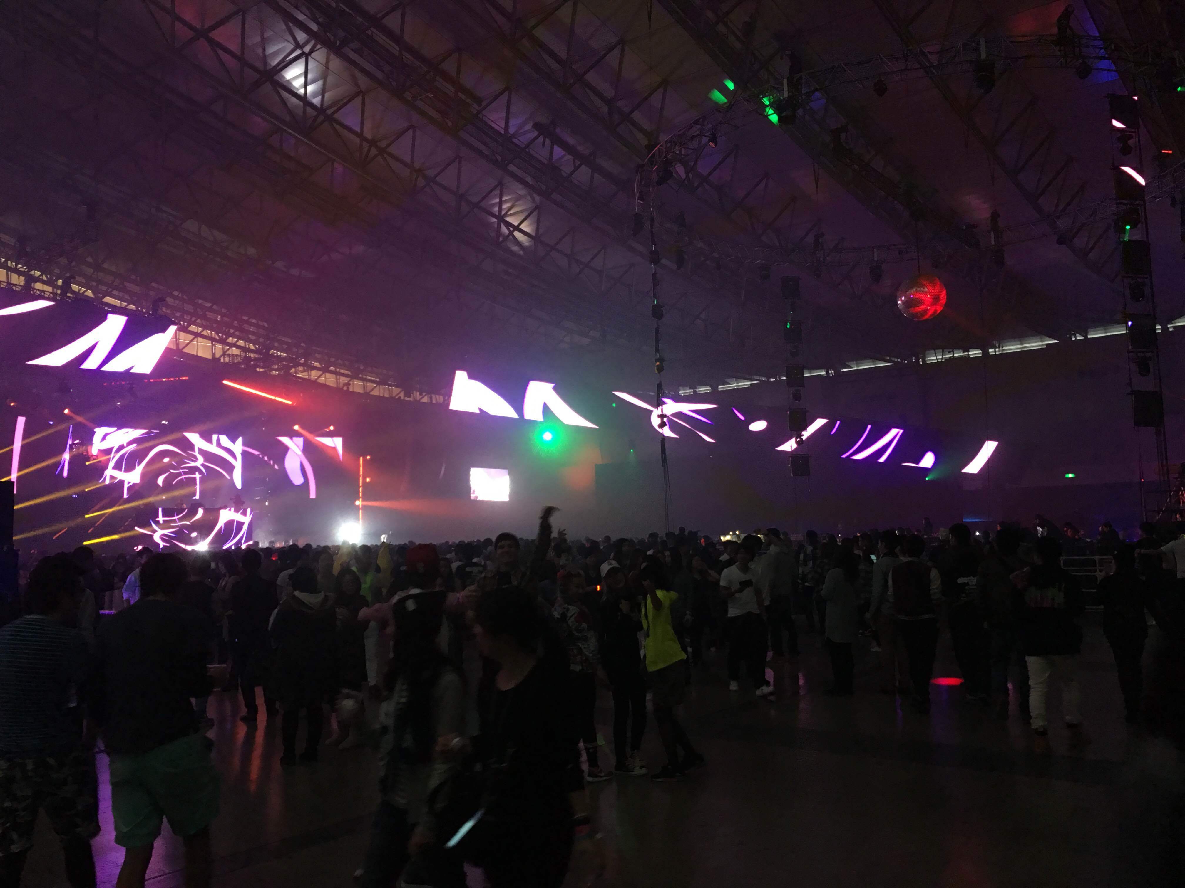 熱狂のelectrox2016メインステージ