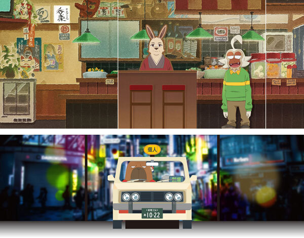  アニメ「オッドタクシー」の世界を再現。「やまびこ」や「小戸川の部屋」
