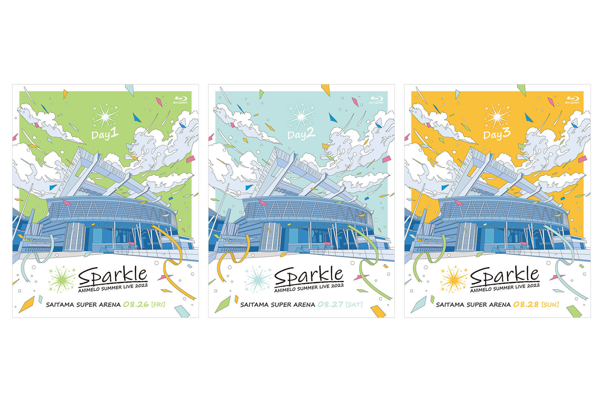 新登場 Animelo Summer Live 2022-Sparkle- DAY1-3 - DVD